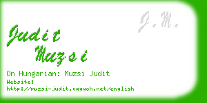 judit muzsi business card